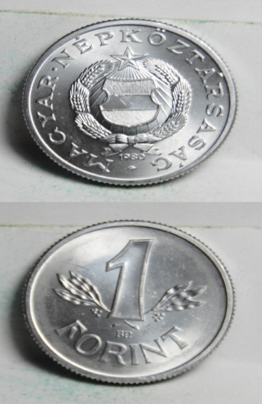 Moneda de 1 Florin de Hungria 1980